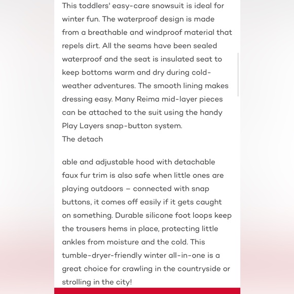 Waterproof Reimatec Snowsuit -
Lappi - Picture 11 of 13